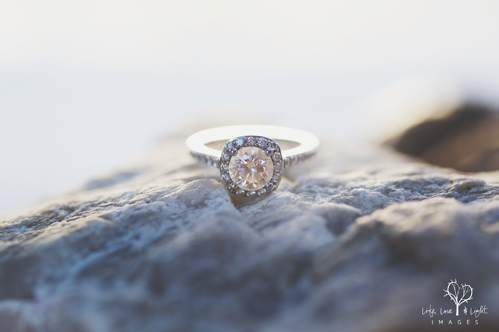 Diamond engagement wedding ring